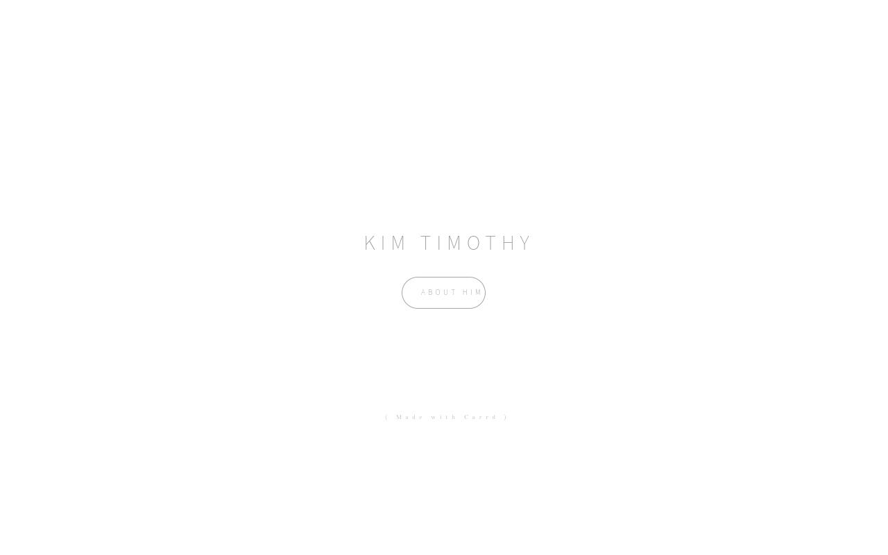 Carrd profile picture for @timothy